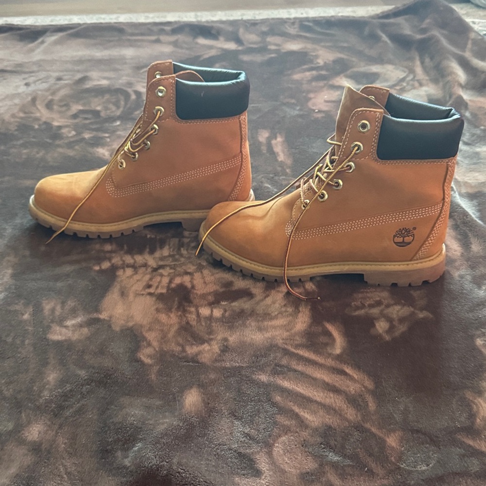 Timberland Brown Leather Ankle Boots